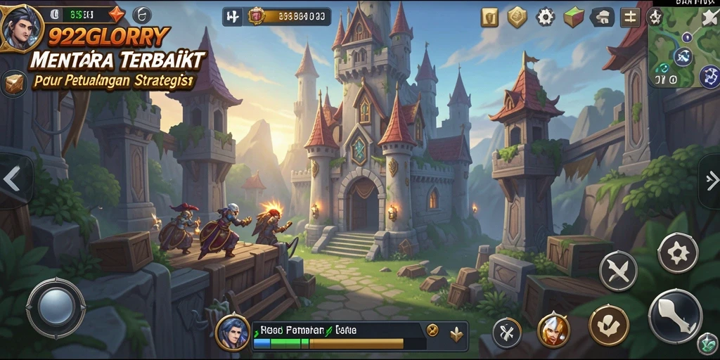 Gameplay seru Tower Defense di 92GLORY yang penuh tantangan.