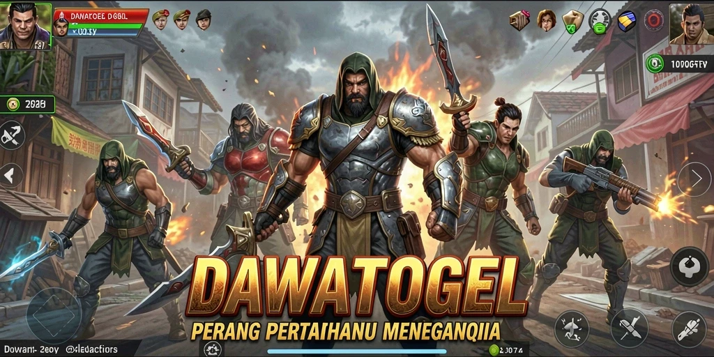 Tangkapan layar game DAWATOGEL menampilkan aksi menara menghancurkan musuh.