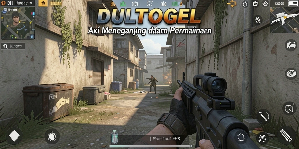 Screenshot dari gameplay DULTOGEL menampilkan aksi tembak-menembak yang seru.