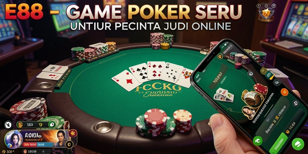 Gameplay poker yang mendebarkan di E88, penuh strategi dan kesenangan.