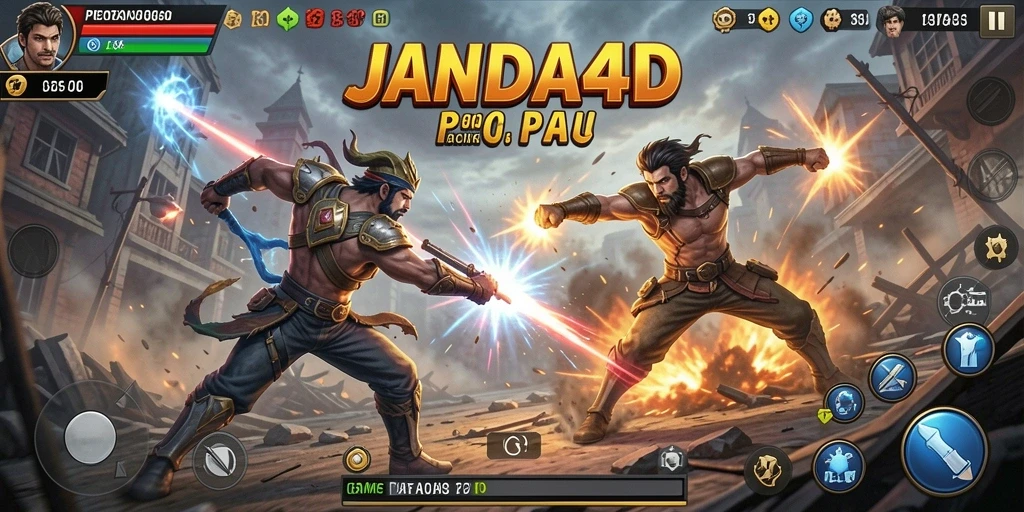 Gameplay JANDA4D yang seru dan menegangkan.
