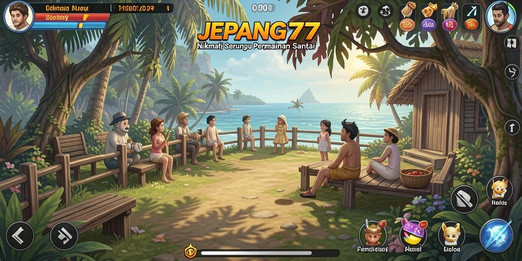 Tampilan gameplay JEPANG77 yang ceria dan mengasyikkan.