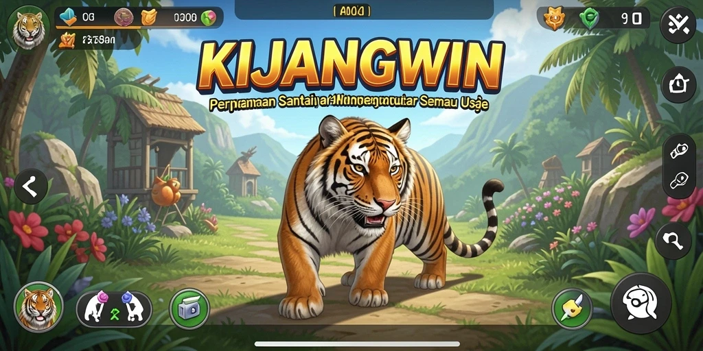 Tampilan gameplay KIJANGWIN yang seru dan penuh warna.