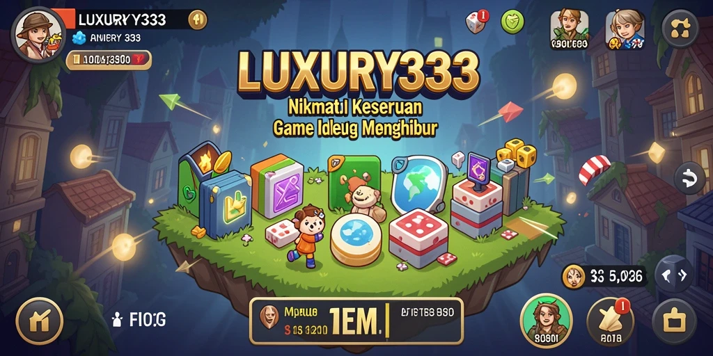 Tampilan gameplay menarik dari LUXURY333 yang menampilkan keseruan Idle.