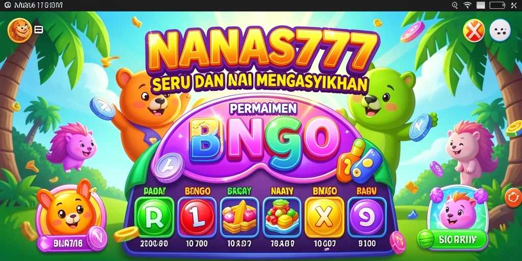 Screenshot dari gameplay NANAS777 menunjukkan keseruan permainan Bingo.