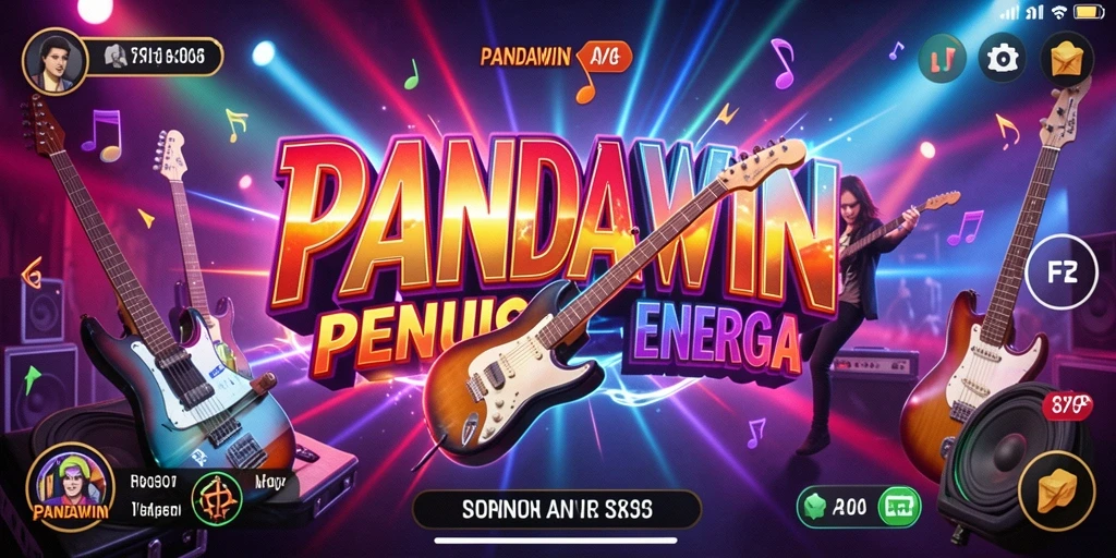Tampilan gameplay PANDAWIN yang interaktif dan menarik.