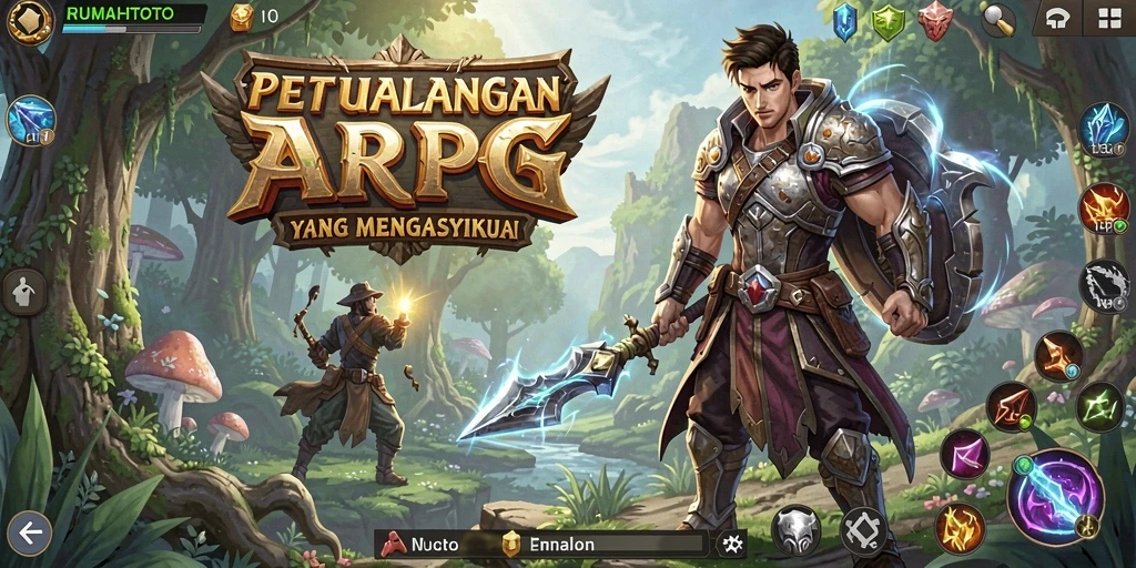 Tampilan gameplay RUMAHTOTO yang memukau dan penuh aksi.