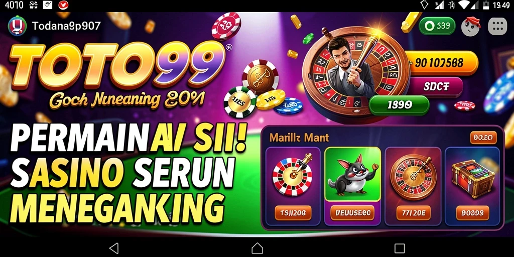 Tangkap momen seru di TOTO99 dengan gameplay Kasino yang mendebarkan.